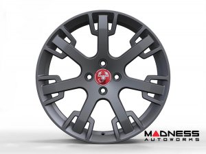 FIAT 500 Custom Wheels - KUHLFX - Custom Forged - Maserati Tributo Inspired - Gunmetal Finish - Set of 4 - 17"